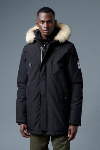 Parka calorífica Courchevel Heat - Negro