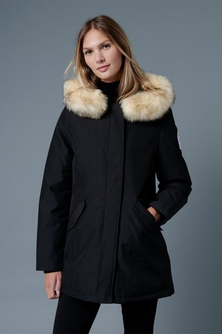 Parka con capucha Megeve - Negro