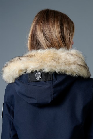 Parka con capucha Megeve - Azul