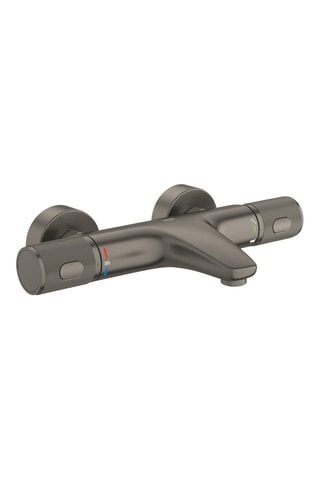 Thermostatique Bain/Douche QuickFix Hard Graphite Brossé - Gris foncé