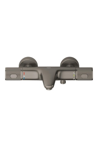 Thermostatique Bain/Douche QuickFix Hard Graphite Brossé - Gris foncé