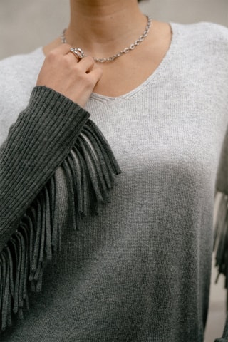 Pull dip and dye Phara - Gris
