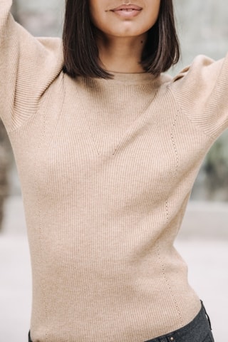 Pull Pristie Lurex - Beige