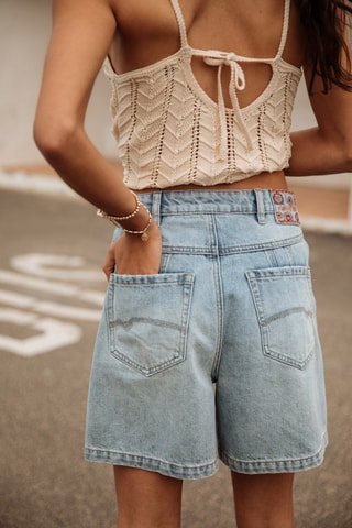 Short Judy Denim - Bleu