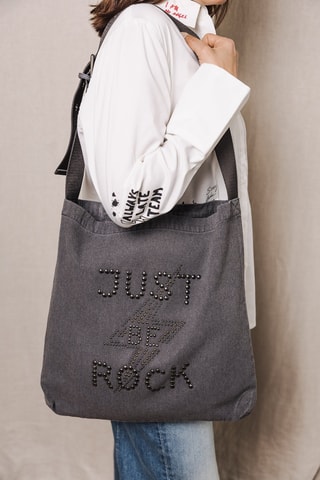 Sac porté épaule - Gris