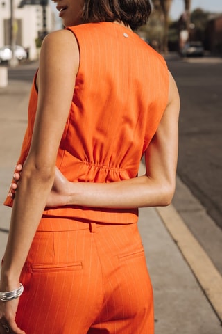 Mouwloos Vest - Oranje