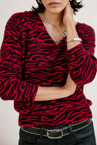 Pull en laine - Rouge