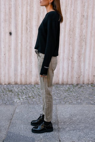 7/8 Jeans Boyfriend Timea Pirata - Groen