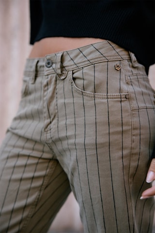 7/8 Jeans Boyfriend Timea Pirata - Groen