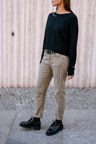 7/8 Jeans Boyfriend Timea Pirata - Groen