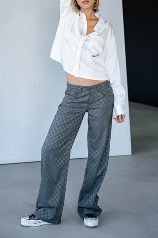 Jeans flared Agatha - Grijs