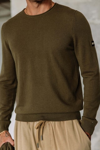 Pull en laine Sonny - Vert foncé
