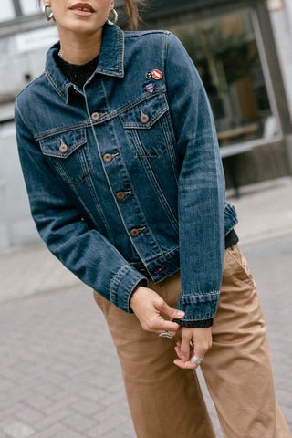 Veste en jean Amber - Bleu