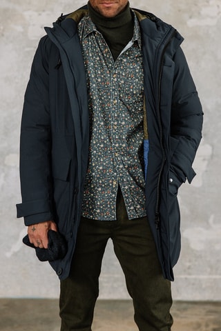 Parka à capuche Tedd - Bleu marine