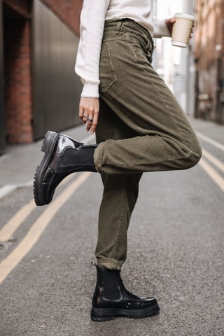 Broek Lara Veluto - Blauw - Groen