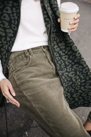 Broek Lara Veluto - Blauw - Groen