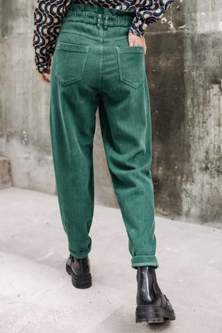 Broek Lara Veluto - Blauw - Groen