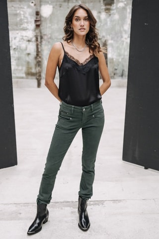 Jeans Alexa High Waist New Magic Color - Groen