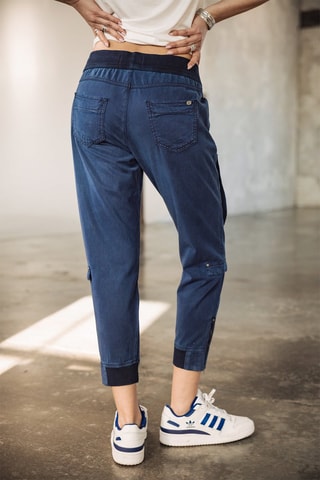 7/8 Cargobroek - Blauw - Blauw