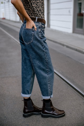 7/8 Jeans Boyfriend Maeva - Blauw