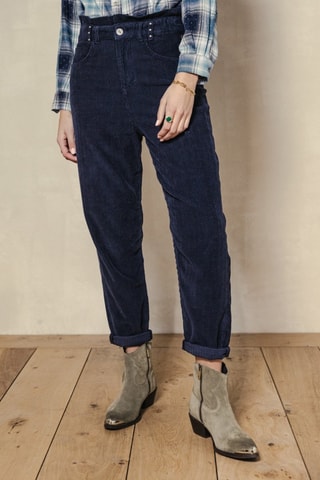 Broek Lara Veluto - Blauw - Blauw