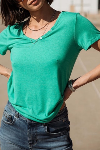 T-shirt slim Tarissa - Vert clair