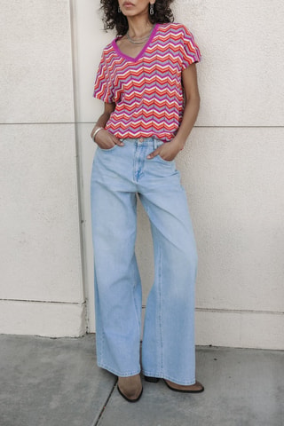 Jean wide legs - Bleu