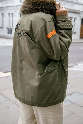 Parka loose - Vert