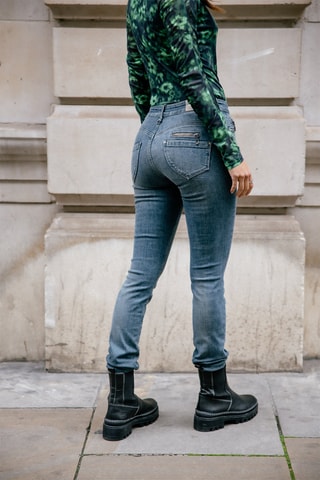 Jeans slim Alexa - Donkerblauw