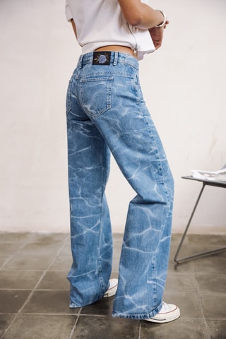 Jeans - Wit en blauw