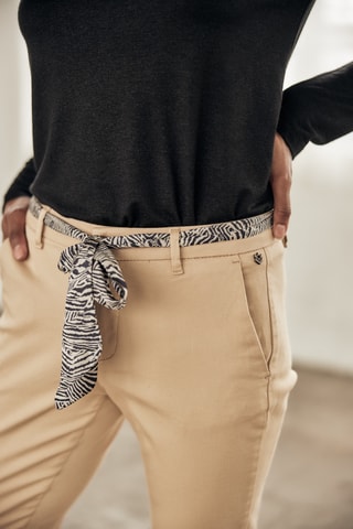 Pantalon slim 7/8 Claudia Felicita  NC - Beige