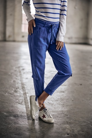 7/8 Broek - Lichtpaars - Blauw