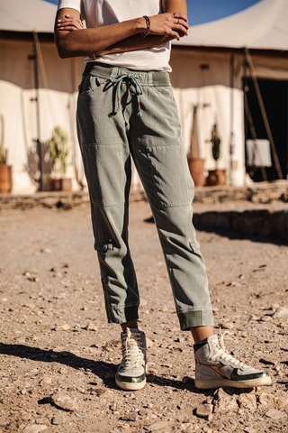7/8 Broek - Lichtpaars - Groen