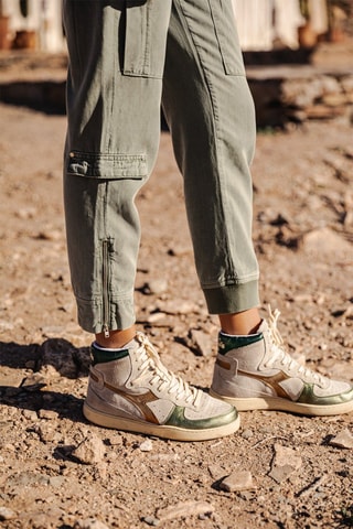 7/8 Broek - Lichtpaars - Groen