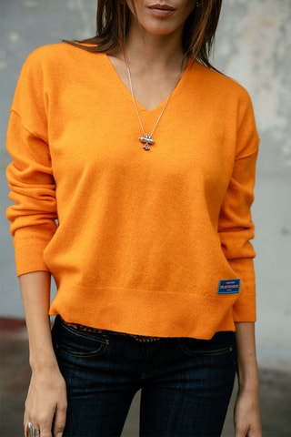 Pull en laine et cachemire Pram - Orange