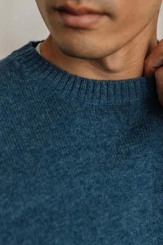 Pull en laine Solino - Bleu foncé