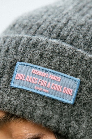 Bonnet en laine Heddie - Gris foncé