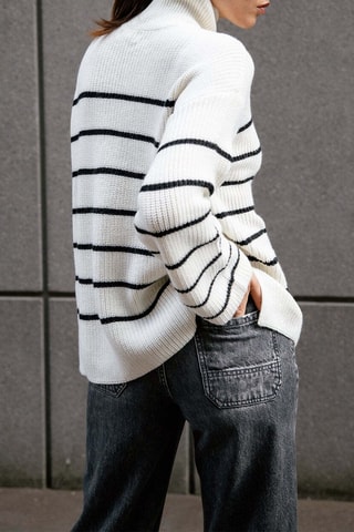 Pull loose en laine Pragga - Beige