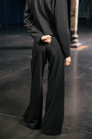 Broek flared Miley - Zwart
