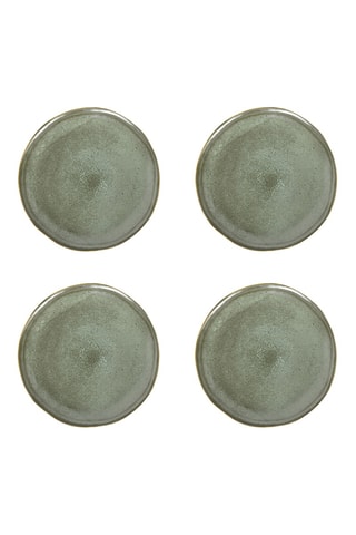 4 platos llanos de gres Essential - 26,5 cm