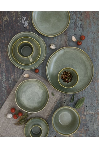 4 platos llanos de gres Essential - 26,5 cm