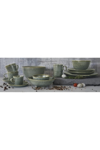 4 platos llanos de gres Essential - 26,5 cm