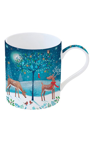 4 tazas de porcelana With love at Christmas Village - 350 ml