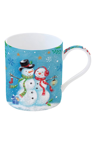 4 tazas de porcelana With love at Christmas Village - 350 ml