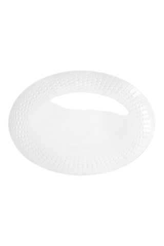 4 fuentes de porcelana Drops - 32 x 2 x 23 cm