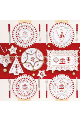 Juego de café de porcelana Christmas Wonderland - 2 personas