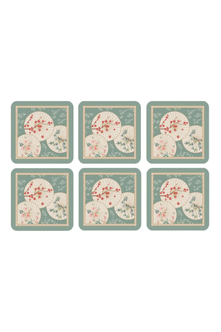 6 manteles individuales Oriental Dreams - 10,5 x 3 x 10,5 cm