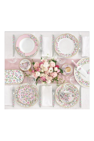 Plato para pastel y pala de porcelana Garden Joy - 32 cm
