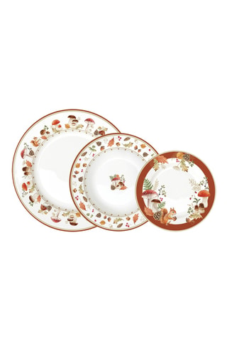 Juego de porcelana Autumn Breeze - 18 piezas