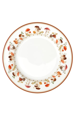 6 platos llanos de porcelana Autumn Breeze - 26,5 cm